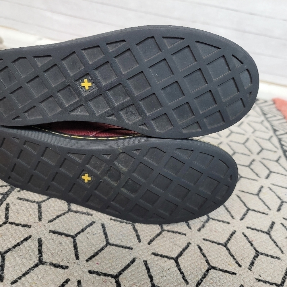 Dr. Martens Burgundy Combat Boots - Picture 14 of 15